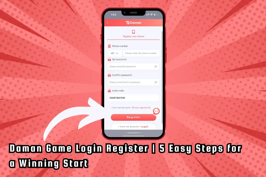 daman game login register